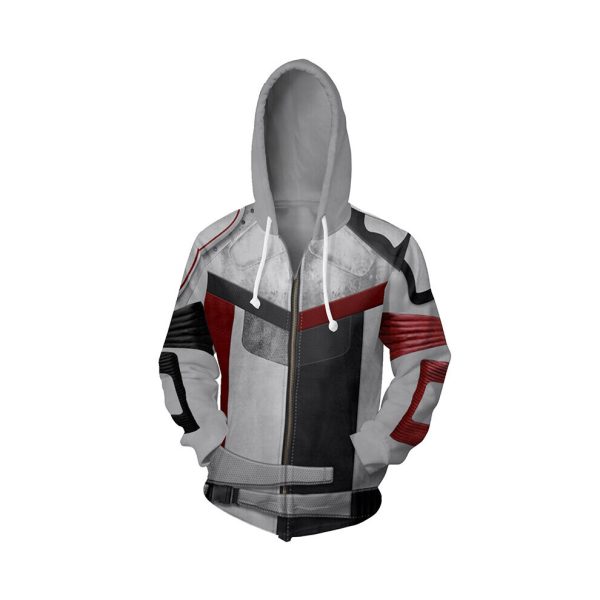 (M) 3 Descendants Carlos Hoodie Cosplay Costume Zip Up Sweatshirt Unisex Jacket