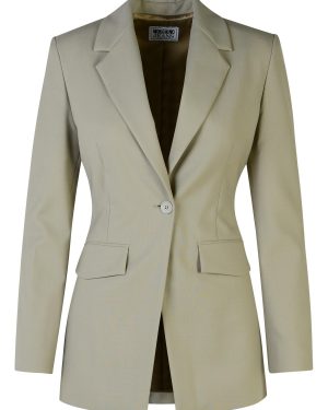 M05CH1N0 Jeans Grey Wool Blend Blazer