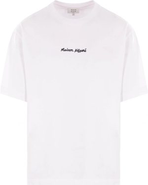 MAISON KITSUNE PARIS EMBROIDERY OVERSIZE TEE-SHIRT Size: M, colour: WH