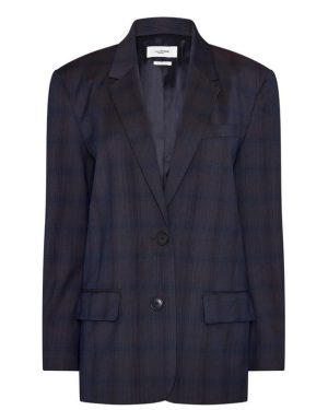 MARANT ETOILE Single-Breasted Blazer - Black