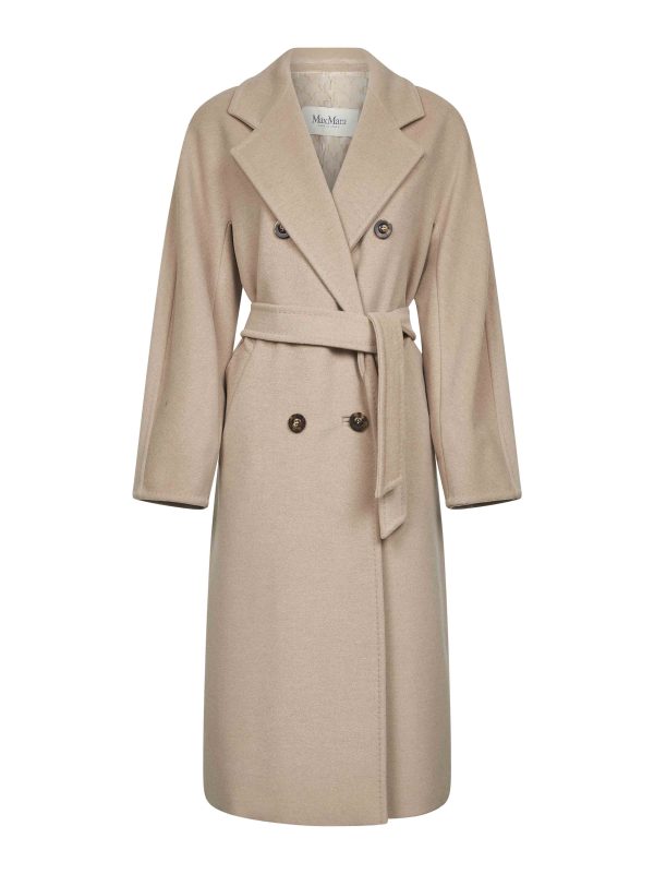 MAX MARA | Ecru 101801 Icon Coat MADAME coat | Women | 34