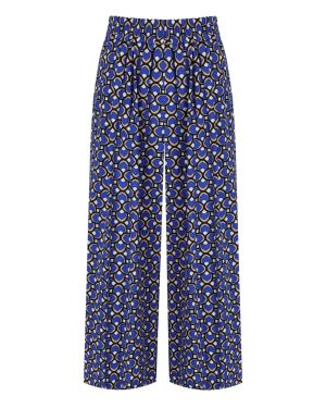 MAX MARA WEEKEND VIRGIN BLUE CROPPED PANTS
