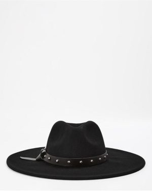 MICHAEL Michael Kors MK Gromet B Fedora - Black