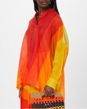 MIMI LIBERTE Oversized Blouse - Orange