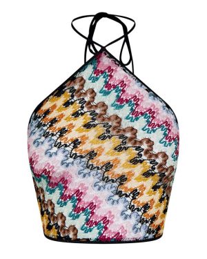 MISSONI Patterned Halter Neck Top - Multi