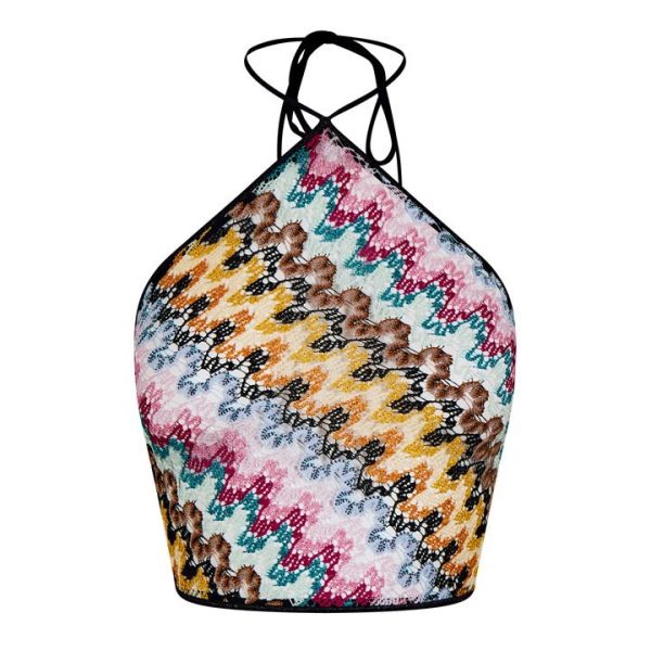 MISSONI Patterned Halter Neck Top - Multi
