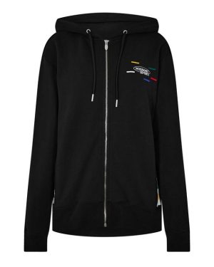 MISSONI Sport Legacy Logo Zip Up Hoody - Black
