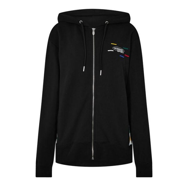 MISSONI Sport Legacy Logo Zip Up Hoody - Black