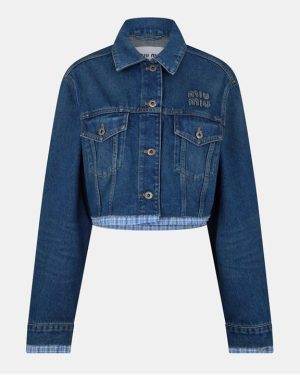 MIU MIU Denim Jacket - Blue
