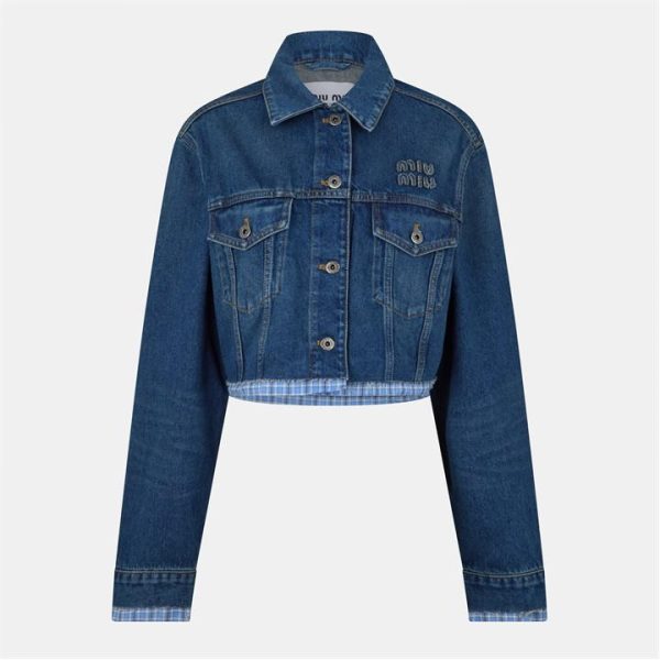 MIU MIU Denim Jacket - Blue