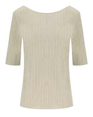 MM MAX MARA CARAIBI BEIGE BLOUSE