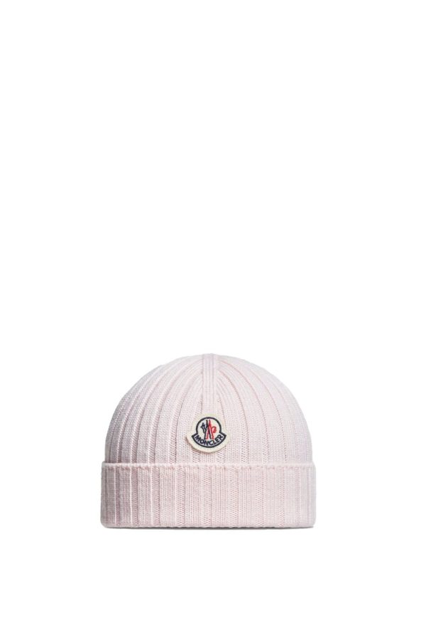 MONCLER ENFANT BABY FOLD HAT Size: XS, colour: PINK