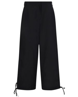 MSGM Black Cargo Trousers