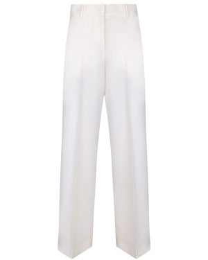 MSGM White Tailored Trousers