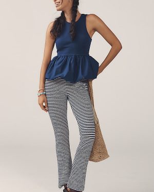 Maeve Bubble Peplum Tank Top
