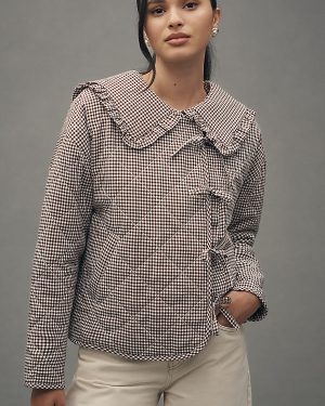 Maeve Collared Quilted Jacket