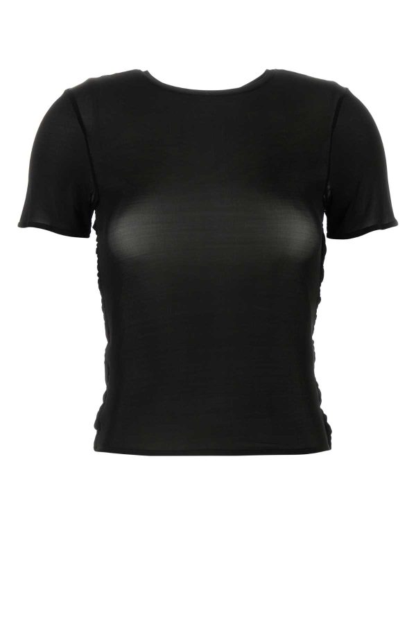 Magda Butrym Black Stretch Mesh Top