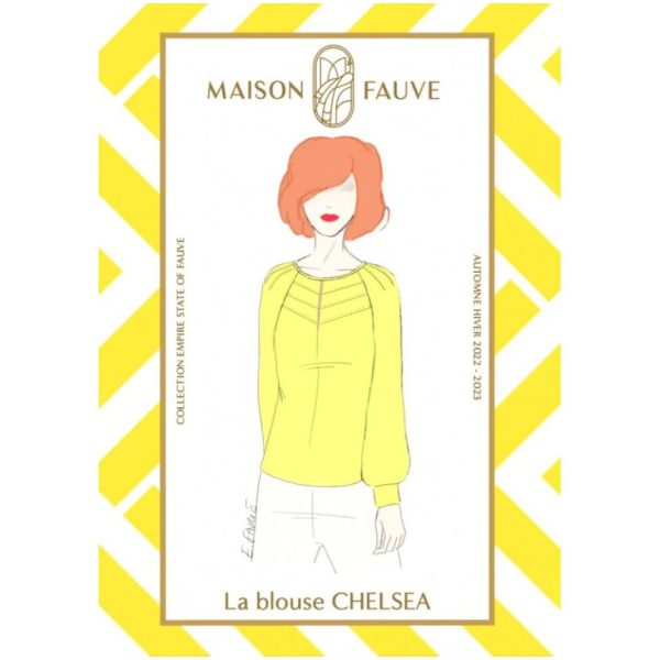 Maison Fauve Sewing Pattern Chelsea Blouse Women 2 to 20 Tops