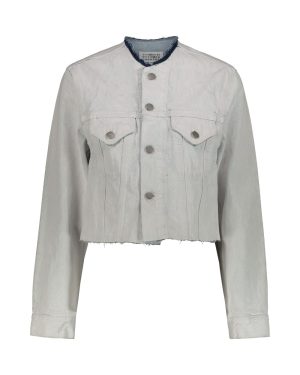 Maison Margiela Denim Jacket White Painted