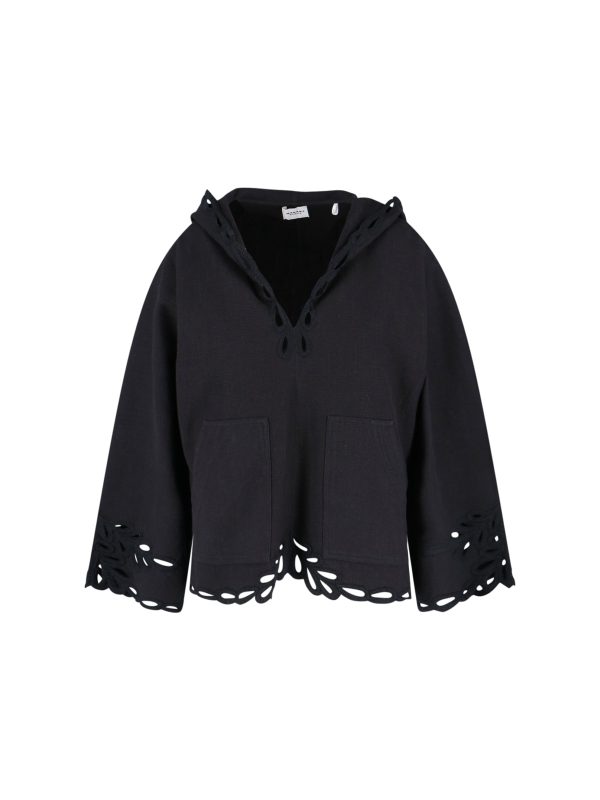 Marant Étoile solvi Embroidered Crop Top