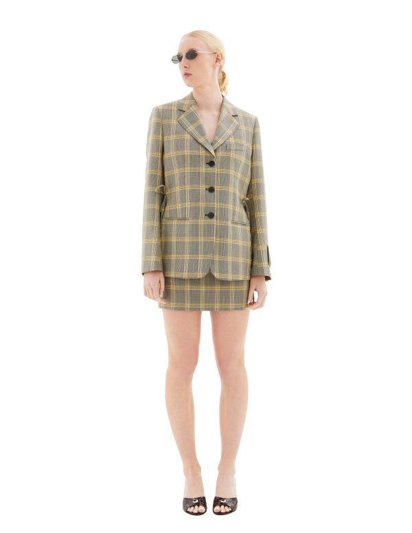Marni Wool plaid blazer