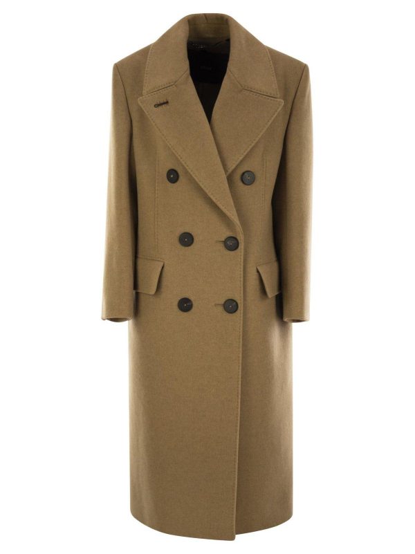 Max Mara Certo Double-breasted Long-sleeved Coat