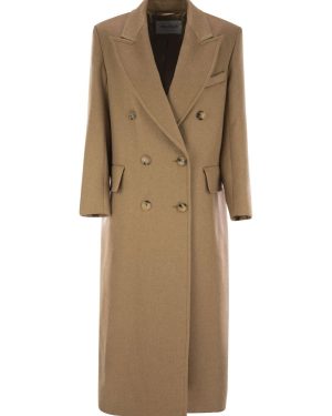 Max Mara Double-breasted Long-sleeved Coat