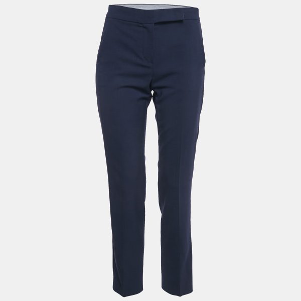 Max Mara Navy Blue Wool Tailored Pants S