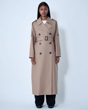 Max Mara Trench Coat - Woman Coats Camel It - 44