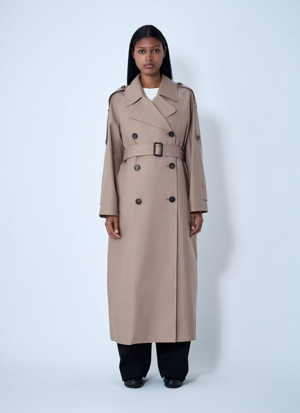 Max Mara Trench Coat - Woman Coats Camel It - 44