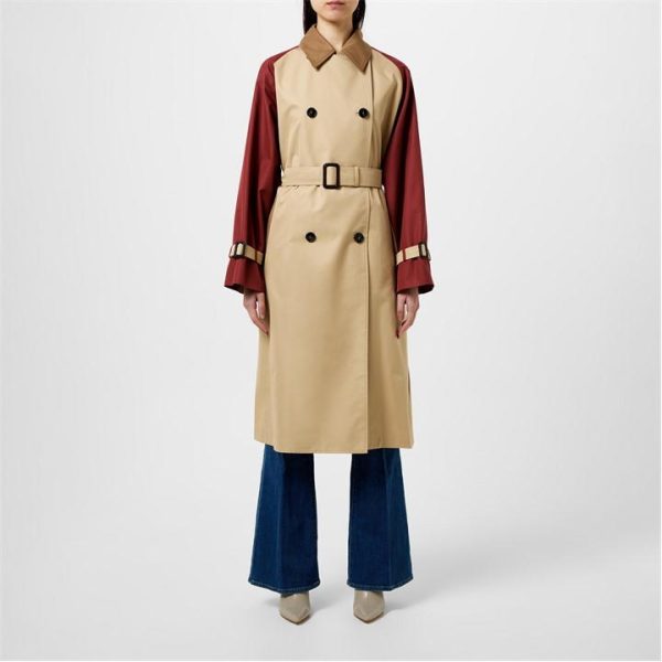 Max Mara Weekend Reversible canasta Miele Trench Coat. - Beige