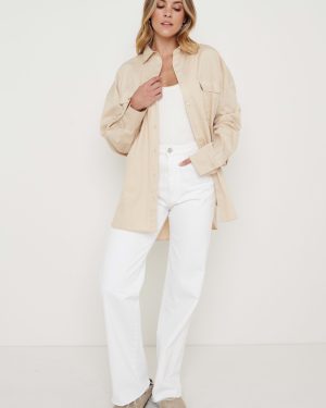 Max Utility Shirt - Beige, XXL