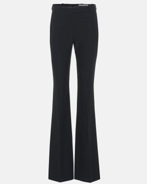 McQueen Mid-rise flared pants