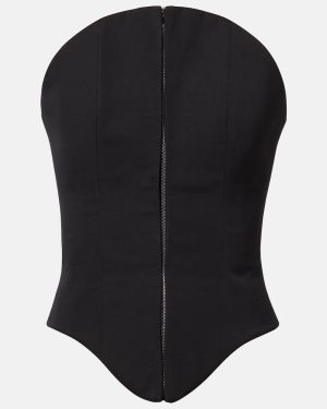 McQueen Wool corset top
