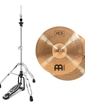 Meinl HCS Bronze 13" Hi Hat Cymbals & Premier Artist Hi-Hat Stand