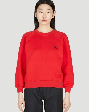 Meryll Rogge Shrunken Sweatshirt - Woman Sweatshirts Red S