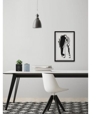 'Mile-high Stilettos' Framed Painting Print