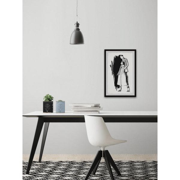 'Mile-high Stilettos' Framed Painting Print