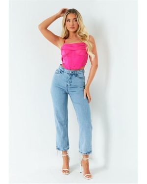 Missy Empire Corset Top - Pink