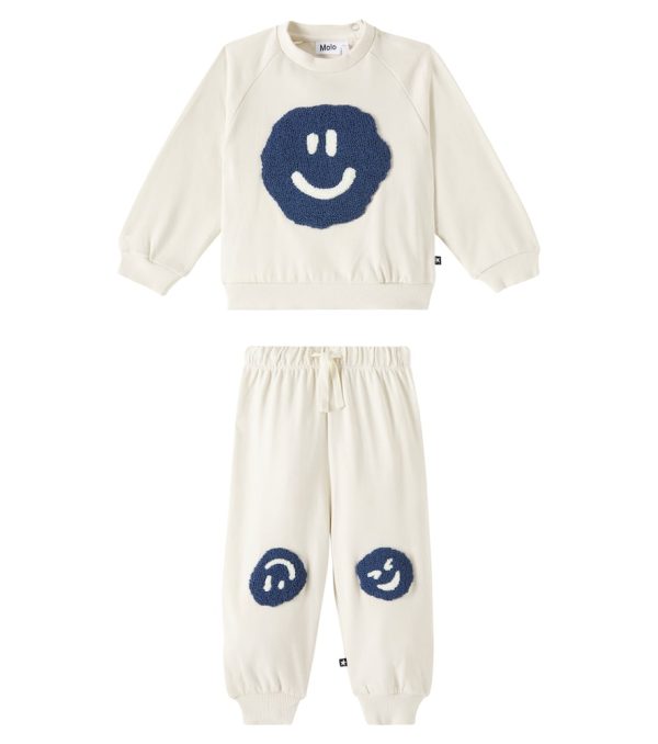 Molo Baby Disc sweatshirt and sweatpants set