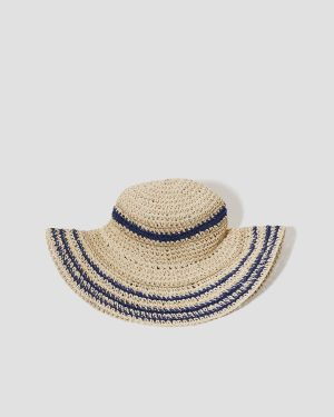 Mona Stripe Straw Sun Hat