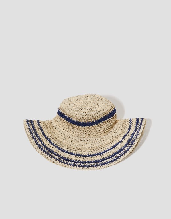 Mona Stripe Straw Sun Hat
