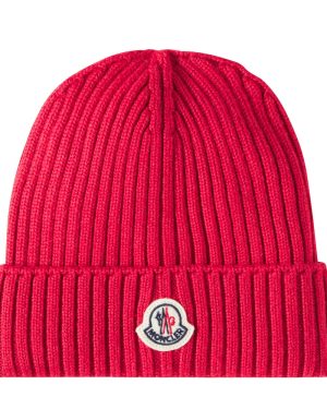 Moncler Enfant Logo wool beanie