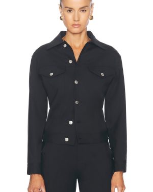 Moschino Jeans Denim Jacket in Black - Black. Size 36 (also in 38, 40, 42).