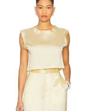 NONchalant Label Mel Crop Top in Lemon. Size XS.