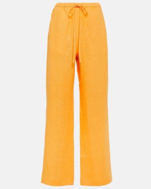 Nanushka Straight-leg linen pants