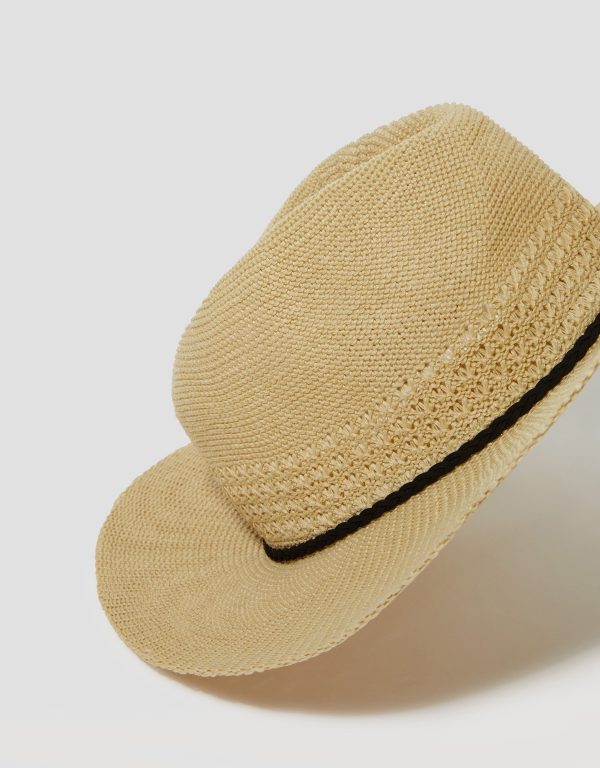 Nene Woven Fedora Sun Hat