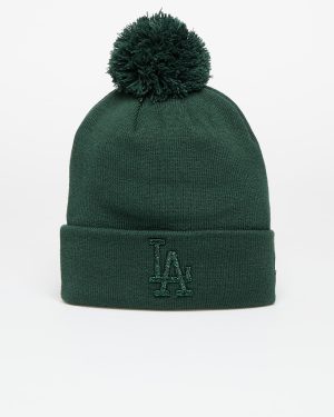 New Era Los Angeles Dodgers Knit Medium Wmns MLB Wmns Metallic Bobble Beanie Dark Green Universal
