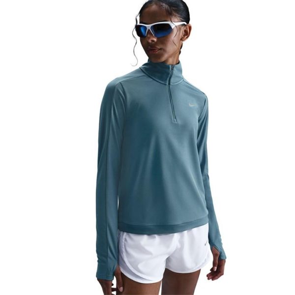 Nike Pacer Women's Long-Sleeve 1/2-Zip Running Top - Blue