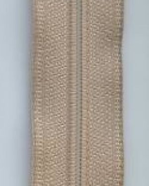 Nylon Open End Coat Zips Beige